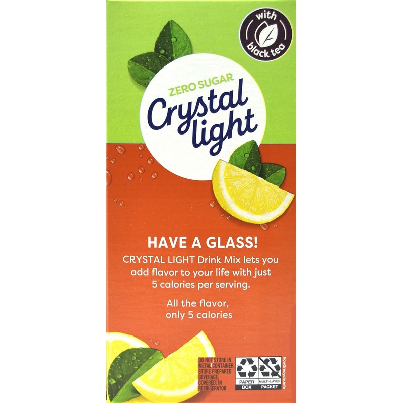 Crystal Light Sweet Tea, 12-Quart 1.56-Ounce Canister (Pack Of 4)