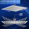Aiscsc Rain Shower Head - 10 Inch High Pressure Shower