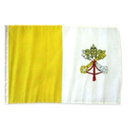 JumpingLight 12x18 12"x18" Vatican City Sleeve Flag Boat Car Garden - Quality Flags