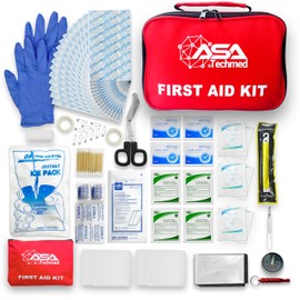 Emergency 154-Piece First Aid Kit: Comprehensive Safety for Home, Travel, & Outdoor Adventures - Water-Resistant, Durable, Compact