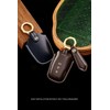 ontto Genuine Leather Car Key fob Cover Fit for Toyota