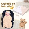 Miracle Baby Car Seat Swaddle Blanket for Babies, Waffle Carseat