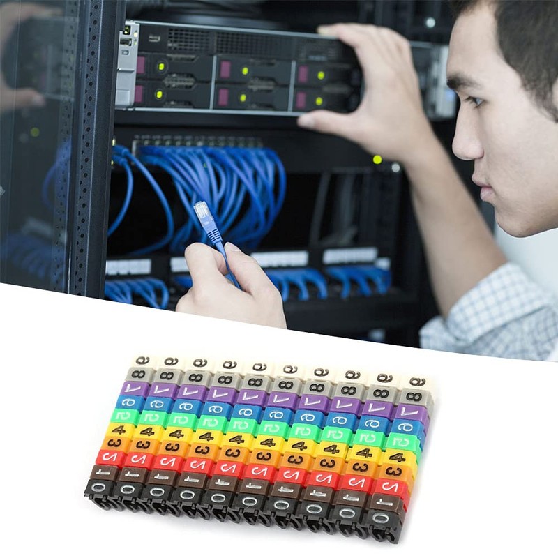 Cable Marking Tube, Cable Number, Plastic Labour-Saving Cable Marking for