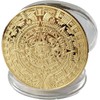 URUON Mayan Civilization Aztec Calendar Coin Metal Commemorative Art Coin