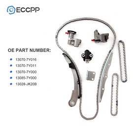 ECCPP Fits 2004-2008 Maxima 3.5L V6 DOHC 24 Eng VQ35DE Timing Chain Kit