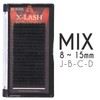 Amber Lash X-Lash MIX SET OF 8-15 mm, Mink Lash