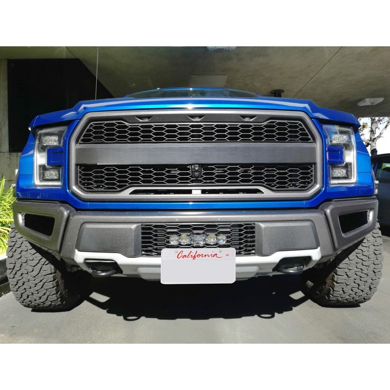 iJDMTOY Lower Grille Insert Mount License Plate Bracket Relocation Kit