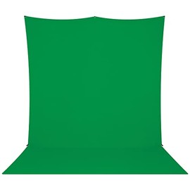 Westcott X-Drop Pro Wrinkle-Resistant 8' x 13' (2.44 x 3.96m) Sweep Backdrop for Full-Body Photos & Group Portraits, Video Interviews & Photo Booths - Portable and Travel Friendly (Chroma Key Green)