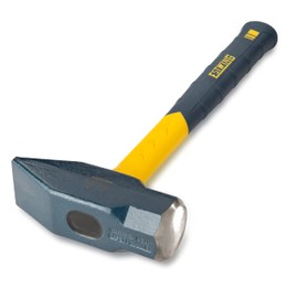 ESTWING Sure Strike Blacksmith's Hammer - 64 oz Metalworking Tool with Fiberglass Handle & No-Slip Cushion Grip - MRF64BS