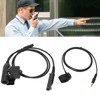 U94 PTT Adapter Cable Walkie Talkie Headset Adapter with Key