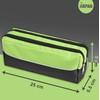 Arpan X-Large Size Double Zip Fabric Pencil Case - Ideal