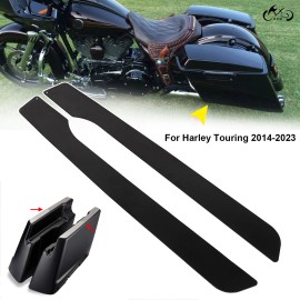 Saddlebags Skid Plates For Harley Touring 14-23 FLHR FLHX Stretched Extended Bag