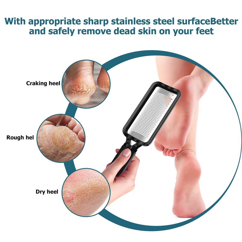Foot File Exfoliating Remover Stainless Steel Hanging Type Exfoliating Exfoliating