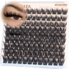12-14-16mm Fluffy Lash Clusters Wispy Eyelash Clusters for Volume