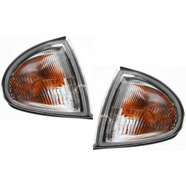 For Honda Civic Del Sol Signal Light Assembly 1993-1997 Pair Driver and Passenger Side For HO2530124 + HO2531124