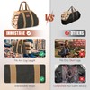 INNO STAGE Firewood Carrier Firewood Bag Heavy Duty Waxed Canvas
