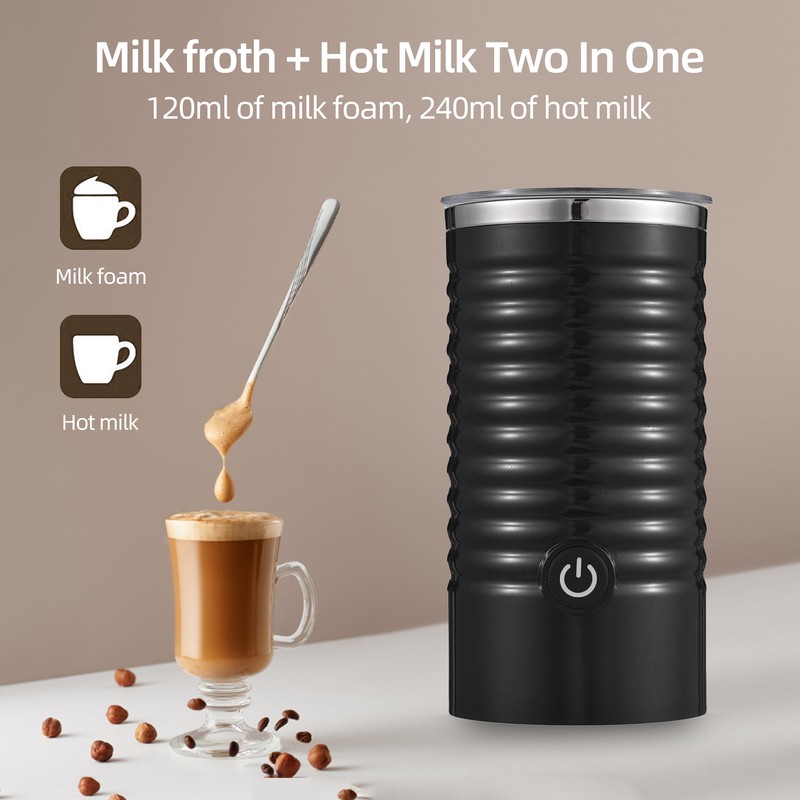 Milk Frother 120ml Household Small Portable 550W High Power 240ml