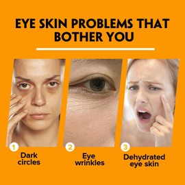Cúrcuma eye cream stick, cúrcuma retinol eye stick, eye serum, eye cream, hidratante reduce líneas finas aplicar en bolsas de ojos (0.75 oz)