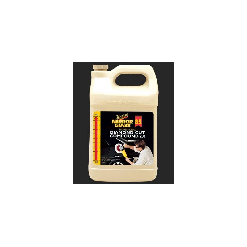 Meguiar's M8501 Meguiars "Diamond Cut" Compound,White, 1 Gallon