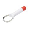 KitchenCraft Healthy Eating Adjustable Fruit Slicer/Scooper, Stainless Steel, White/Red, 18.5