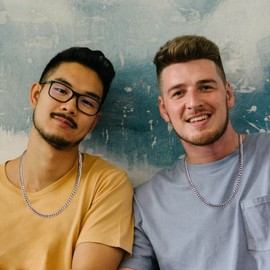 PAERAPAK Brother Gifts Brother Cuban Chain, Silver Cuban Chain Big Brother Christmas Gifts Birthday Gifts for Brother Fathers Day Brother Gifts Jewelry Gifts for Brother Adult