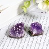 Soulnioi Natural Amethyst Crystal Cluster Irrgular Stone Purple Quartz Geode