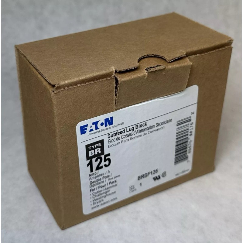 Eaton NEW EATON BRSF125 Sub Feed Lug Block, Type BR,