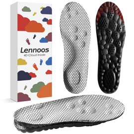 4D Cloud-Soft Comfort Soles for Women - Memory Foam Steppers Insoles with Graphene-Infused Fabric - Arch Support Trim to Fit Insoles for Enhanced Foot Comfort and Fatigue Relief (US W 6.5-9)
