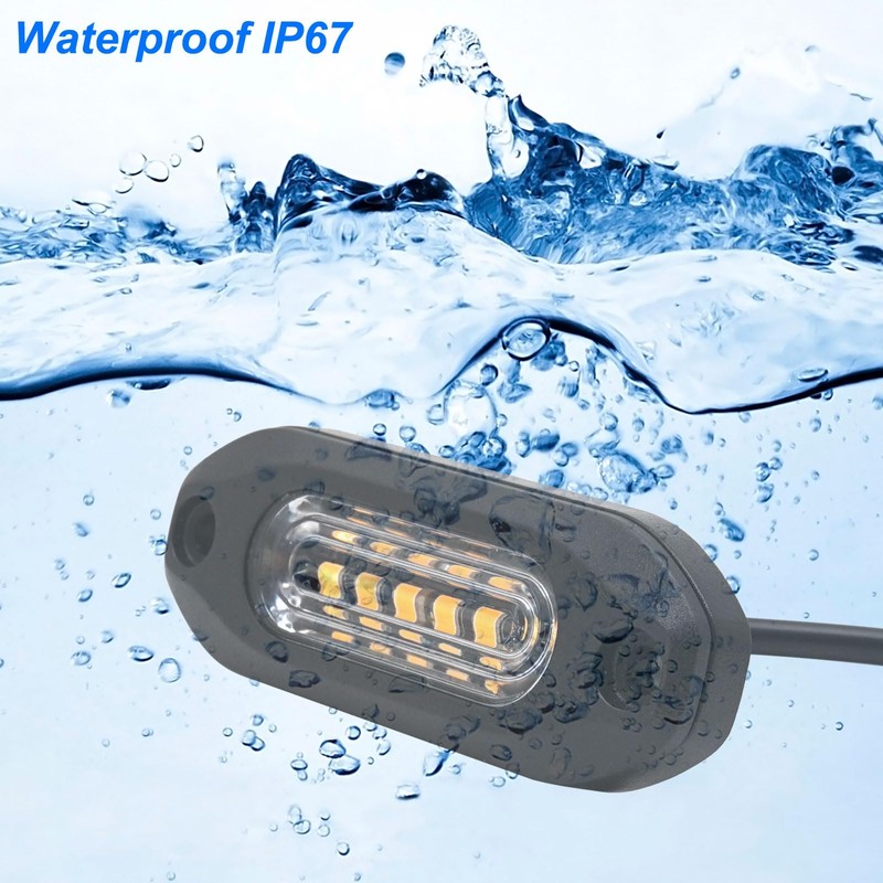 DUNTUO RV LED Ceiling Dome Light LED Interior Lighting12V/24V DC