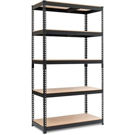 HOMEDANT Z-BEAM Heavy Duty Garage Storage, 5-Tier Adjustable Metal Shelving Unit Utility Rack Shelves Organization Multipurpose Shelf, Shed Warehouse Basement Industrial 39.8"W x 18.2"D x 71.3"H 1Pack