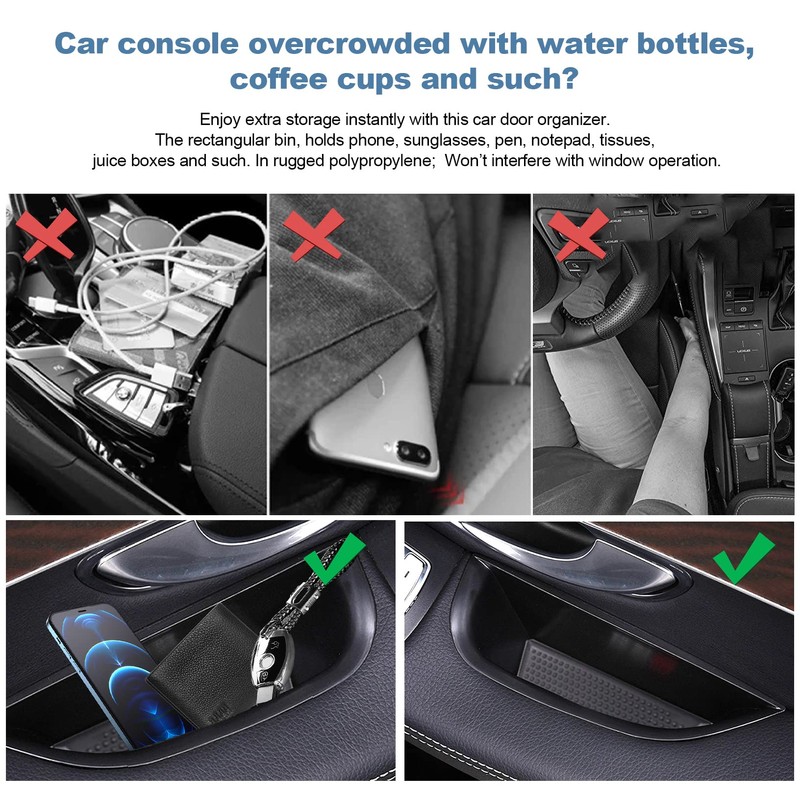 [4 Pieces] CDEFG Mercedes C-Class W205 GLC X253 Car Storage
