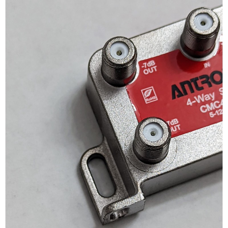 Antronix CMC4004U 4-Way Vertical Splitter, 1.218 GHz High Performance for