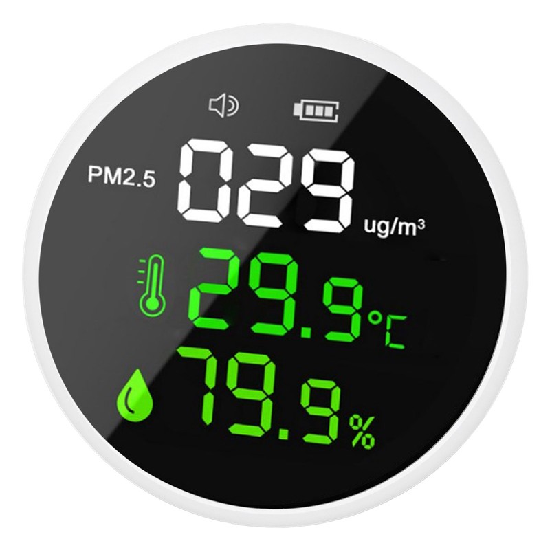 Air Quality Monitor Indoor PM2.5 Meter Mini Portable Smart Sensor