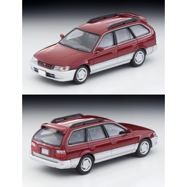 Tomica Limited Vintage Neo 1/64 LV-N264a Toyota Corolla Wagon G Touring Red/Silver 97 Finished Product 316855