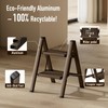 Mayi Plus 2 Step Ladder,Aluminum Folding Step Stool for Adults,Step