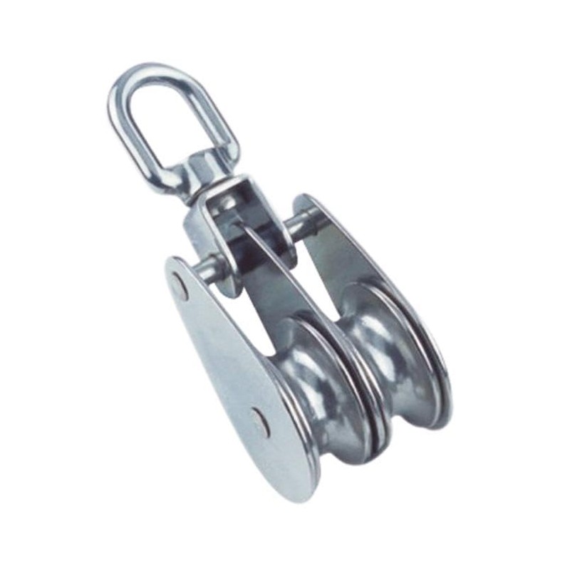 ARBO-INOX Double Block Pulley Stainless Steel Pulley A2 50 mm