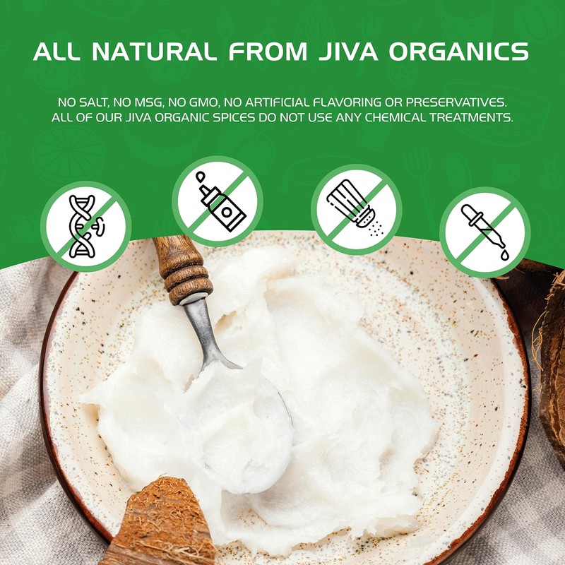 Jiva Organics RAW Organic Coconut Butter 16 Ounce Jar -