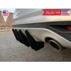 SDeelCase Rear Bumper Diffuser Valence Blade Shark Fin Extension For