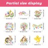 9 Sheets Easter Window Clings Decorations Cute Bunny Chicks Easter