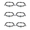 Finrezio Pack of 6 Nazar Boncuk Bracelet Hamsa Braided Bracelets