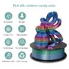 Kingroon 10KG Silk PLA Filament Bundle Rainbow PLA Filament 1.75MM