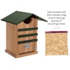 JCS Wildlife Screech Owl & Saw-Whet Owl House – Cedar