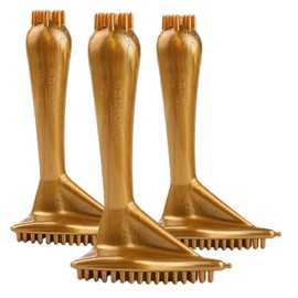 Ipetboom 3pcs Portable Magnetic Massage Brush for Abdomen and Legs Manual Muscle Massager Tool Handheld Acupoint Massager for Home Use