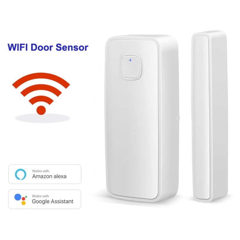 Home WiFi Door Sensor Compatible for Google Assistant Smart Door