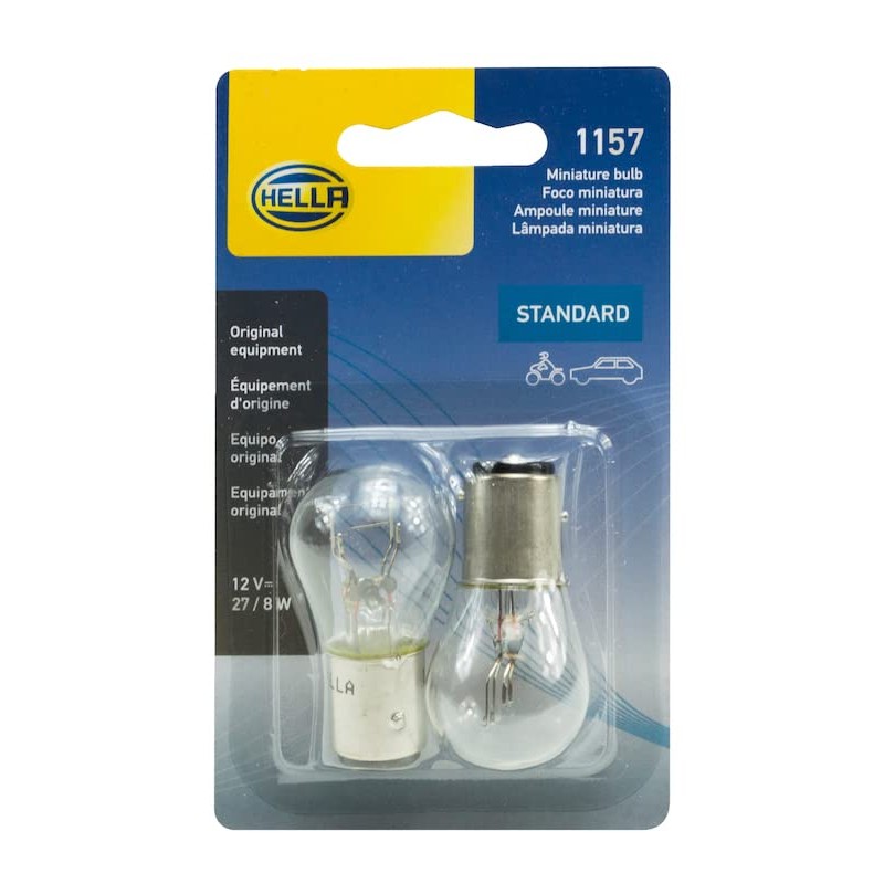 HELLA 1157TB Standard Minature Bulbs, 12V, 27/8W