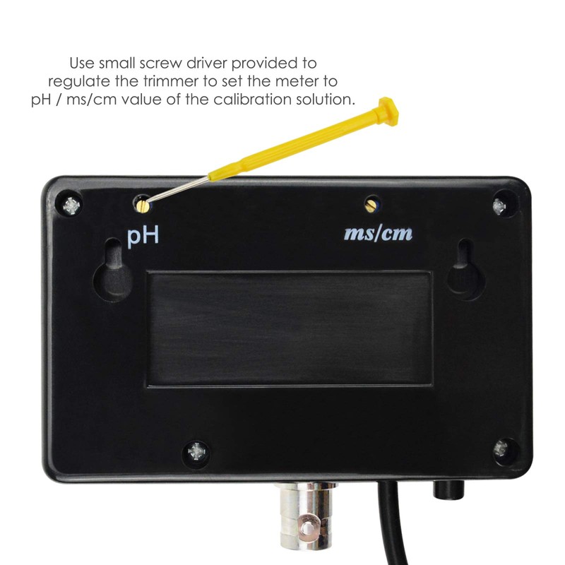 pH / EC Conductivity Meter with ATC Water Quality Tester