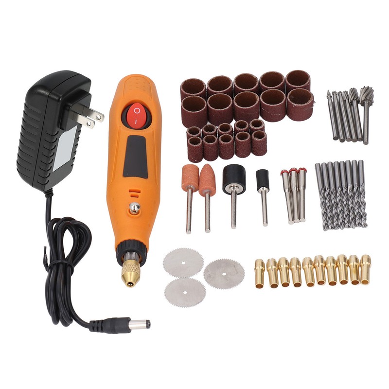12V Electric Grinder Pen Multifunctional Portable Carving Tool Kit for