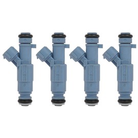 AUTOMUTO 35310-2G300 Upgrade Injectors Nozzles Fuel Injector Set fit for 10-12 for Hyundai for Santa Fe 2.4L,09-14 for Kia for Optima 2.4L, 10 for Kia for Rondo/Sorento/forte Koup, 4pcs 4 Holes