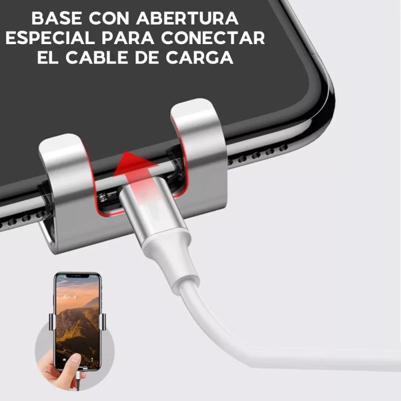 Maíz Soporte Base Celular Auto Carro Ventilacion Rejilla Aire 360