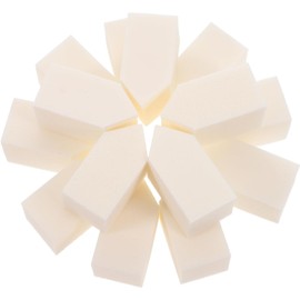 Almohadillas para Maquillaje Desechables, Borla de Maquillaje de Belleza Profesional, 50 Piezas, Latex Sintético, Color Marfil, Fáciles de Llevar
